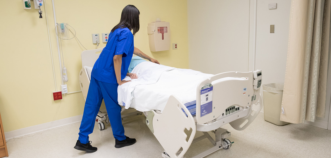 Staggered Stance Caregiver Guide Body Mechanics